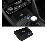 Wkopet Wireless Charger for Honda Civic 2016-2021,15W Fast Wireless Phone Charging Pad,Center Console Accessory Panel Wireless Car Charger for Any Qi Enabled Phone