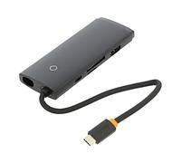 WKQX050101 Hub USB HDMI Female, MicroSD, SD, USB A Female x2, USB C Female BA...