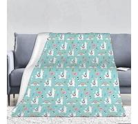 WKSGDSG Anti-Pilling Flannel Throw Blanket For Couch & Bed, Cute Llama Fleece Blankets Twin Size, Luxury Fleece Blanket For Adults & Kids, Cozy Thick Warm Soft Twin Blankets For All Season