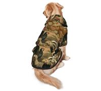 WKSGDSG Cozy Hoodie For Medium Large Dogs, Chicken Rooster, Cold Weather Warm Dog Sweatshirt With Hood & Pocket, Soft Fabric Pullover Winter Clothes For Pets, Adjustable Dog Hoodie For Daily Walk