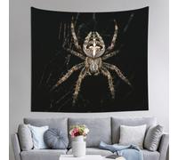 WKSGDSG Decoration Tapestry Wall Hanging For Bedroom, Scary Spider, 152x130cm Dorm Decor, Lightweight Easy Hang Wall Art For Living Room, Aesthetic Tapestries For Outdoor, Ceiling, Doorway, Camping