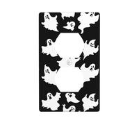 WKSGDSG Decorative Duplex Outlet Wall Plate, Halloween Goth, 1 Gang Duplex Light Switch Cover Plate, Double Outlet Wall Plate, Heat-Resistant Double Toggle Switch Cover for Bathroom Bedroom Decor