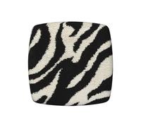 WKSGDSG Elastic Stretch Square Chair Cushion Covers 2 Pack, Zebra Animal, Removable Washable Chair Seat Cover For Home, Events, Bar Stools, Fits 35-48cm Chairs