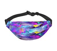 WKSGDSG Fanny Pack For Women Men Northern Lights Painting Sport Waist Bag With Adjustable Belt Hands Free Waterproof Lightweight Crossbody Shoulder Bag Purse For Camping Travel Carry All Phones Wallet