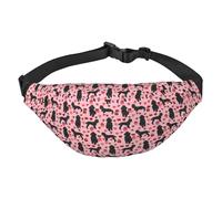 WKSGDSG Fanny Pack for Women & Men Poodles Dogs Sport Waist Bag with Adjustable Belt Hands Free Waterproof Lightweight Crossbody Shoulder Bag Purse for Camping Travel, Carry All Phones Wallet