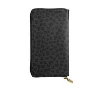 WKSGDSG Faux Leather Organizer Wallet for Women, Leopard, Long Zip Coin Purse, Travel Checkbook Holder & Card Case Wallet for Everyday Use, Gifts Reusable Check Budget Money Purse for Ladies