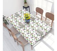 WKSGDSG Fitted Tablecloth For Dining Room 4ft, Elastic Edged Table Cover
