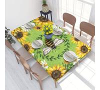 WKSGDSG Fitted Tablecloth For Dining Room 4ft, Elastic Edged Table Cover