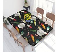 WKSGDSG Fitted Tablecloth For Dining Room 4ft, Elastic Edged Table Cover