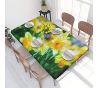 WKSGDSG Fitted Tablecloth For Dining Room 4ft, Elastic Edged Table Cover