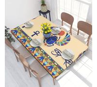 WKSGDSG Fitted Tablecloth For Dining Room 4ft, Elastic Edged Table Cover