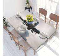 WKSGDSG Fitted Tablecloth For Dining Room 4ft, Elastic Edged Table Cover