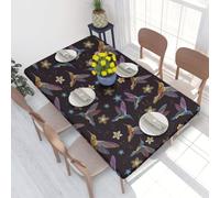 WKSGDSG Fitted Tablecloth For Dining Room 4ft, Elastic Edged Table Cover
