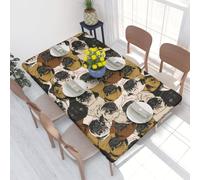 WKSGDSG Fitted Tablecloth For Dining Room 4ft, Elastic Edged Table Cover