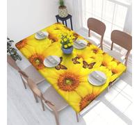 WKSGDSG Fitted Tablecloth For Dining Room 4ft, Elastic Edged Table Cover