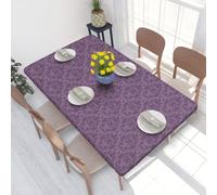 WKSGDSG Fitted Tablecloth For Dining Room 4ft, Elastic Edged Table Cover