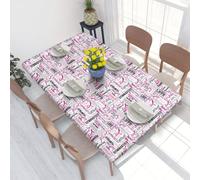 WKSGDSG Fitted Tablecloth For Dining Room 4ft, Elastic Edged Table Cover