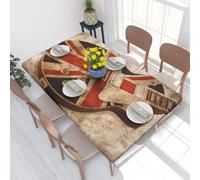 WKSGDSG Fitted Tablecloth For Dining Room 4ft, Elastic Edged Table Cover