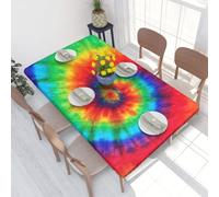 WKSGDSG Fitted Tablecloth For Dining Room 4ft, Elastic Edged Table Cover