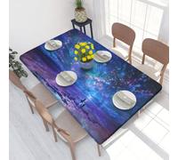 WKSGDSG Fitted Tablecloth For Dining Room 4ft, Elastic Edged Table Cover