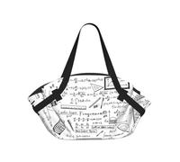 WKSGDSG Foldable Camping Tote Bag for Women & Men, Math Calculus, Waterproof Beach Bag, Convertible Picnic Blanket Tote, 94cm Round Mat, Large Heavy Duty Outdoor Shoulder Bag for Park Travel