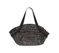 WKSGDSG Foldable Camping Tote Bag for Women & Men, School Math, Waterproof Beach Bag, Convertible Picnic Blanket Tote, 94cm Round Mat, Large Heavy Duty Outdoor Shoulder Bag for Park Travel