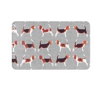 WKSGDSG Indoor Door Mat 80x49 Cm Beagle Patterns Front Doormats Non-Slip Indoor Door Mats For Entryway Washable Absorbent Area Rug Soft Welcome Mats For Front Door Entrance Bathroom Inside