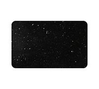 WKSGDSG Indoor Door Mat 80x49 Cm Black Glitter Front Doormats Non-Slip Indoor Door Mats For Entryway Washable Absorbent Area Rug Soft Welcome Mats For Front Door Entrance Bathroom Inside