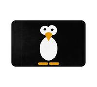 WKSGDSG Indoor Door Mat 80x49 Cm Cute Penguin Front Doormats Non-Slip Indoor Door Mats For Entryway Washable Absorbent Area Rug Soft Welcome Mats For Front Door Entrance Bathroom Inside