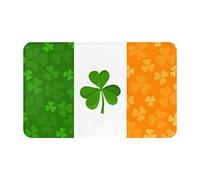 WKSGDSG Indoor Door Mat 80x49 Cm Irish Flag Front Doormats Non-Slip Indoor Door Mats For Entryway Washable Absorbent Area Rug Soft Welcome Mats For Front Door Entrance Bathroom Inside