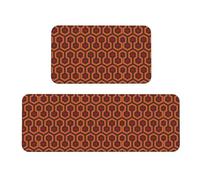 WKSGDSG Kitchen Rugs Set Of 2, Shining Overlook Area Rugs, Machine Washable Kitchen Floor Mats Anti Fatigue Non-Slip Rug Soft Comfort Floor Mat For Bathroom Home Office Sink Laundry Decor