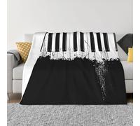 WKSGDSG Large Throw Blankets for Couch 200x150cm, Piano Fleece, Soft Anti-Pilling Blankets For Bed Sofa, Warm Fleece Blanket for Adults, Travel, Cozy Heavyweight Blanket for Cold Weather & Home