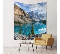 WKSGDSG Large Wall Hanging, Machine Washable Tapestry For Dorm Room, Rocky Mountains, Lightweight Polyester Wall Art For Bedroom Living Room, 152x30cm