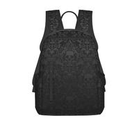WKSGDSG Lightweight Backpack, Gothic Wallpaper Skull Unisex Daypack, Durable Water-Resistant School College Bag For Students, Commuters & Travel, Compact Laptop Rucksack For Everyday Essentials