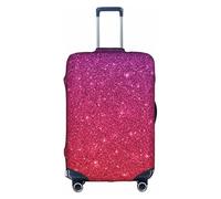 WKSGDSG Luggage Covers for Suitcase TSA Approved, Gradient Sequin Sparkle Elastic Suitcase Cover Protector Fits 18-21 Inch Luggage, Anti Scratch Washable Travel Suitcase Cover for Adult & Kid