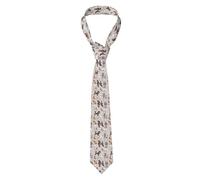WKSGDSG Men'S Slim Skinny Tie, Poodles Dogs Fashion Necktie For Suits, Wrinkle-Free Polyester Necktie For Business Wedding Office Party Accessories, Father'S Day/Christmas Gifts For Him