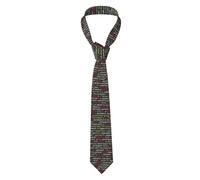 WKSGDSG Men'S Slim Skinny Tie, Programmer Programming Code Fashion Necktie For Suits, Wrinkle-Free Polyester Necktie For Business Wedding Office Party Accessories, Father'S Day/Christmas Gifts For Him