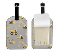 WKSGDSG Personalized Leather Luggage Tag with Privacy Flap for Travel, 1pcs