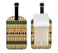 WKSGDSG Personalized Leather Luggage Tag with Privacy Flap for Travel, 1pcs