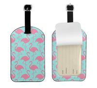 WKSGDSG Personalized Leather Luggage Tag with Privacy Flap for Travel, 1pcs