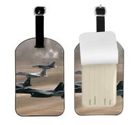 WKSGDSG Personalized Leather Luggage Tag with Privacy Flap for Travel, 1pcs