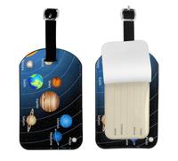 WKSGDSG Personalized Leather Luggage Tag with Privacy Flap for Travel, 1pcs