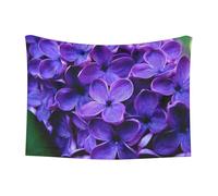 WKSGDSG Personalized Pet Blankets For Small Dogs & Cats 60x40 Cm, Violet Flower Waterproof Pet Blanket For Couch Washable Soft Plush Reversible Protector Pet Throw Blanket For Sofa Bed Car