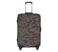 WKSGDSG Programmer Programming Code Luggage Cover Protective Washable Suitcase Cover Elastic Anti-Scratch Travel Suitcase Covers for Wheeled Suitcase Fits 29 to 32 Inch Luggage
