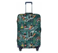 WKSGDSG Scandinavian Animals Luggage Cover Protective Washable Suitcase Cover Elastic Anti-Scratch Travel Suitcase Covers for Wheeled Suitcase Fits 29 to 32 Inch Luggage