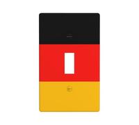 WKSGDSG Single Toggle Switch Cover Plate, Germany Flag, Decorative Wall Plate for Light Switches, Standard Switchplate, 1-Gang Switch Electrical Cover Plates, Decor Outlet Covers for Home & Office