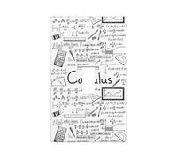 WKSGDSG Single Toggle Switch Cover Plate, Math Calculus, Decorative Wall Plate for Light Switches, Standard Switchplate, 1-Gang Switch Electrical Cover Plates, Decor Outlet Covers for Home & Office