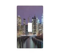 WKSGDSG Single Toggle Switch Cover Plate, New York City, Decorative Wall Plate for Light Switches, Standard Switchplate, 1-Gang Switch Electrical Cover Plates, Decor Outlet Covers for Home & Office