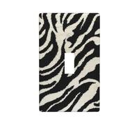 WKSGDSG Single Toggle Switch Cover Plate, Zebra Animal, Decorative Wall Plate for Light Switches, Standard Switchplate, 1-Gang Switch Electrical Cover Plates, Decor Outlet Covers for Home & Office