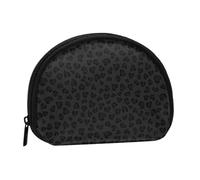 WKSGDSG Small Coin Purse with Zipper, Leopard Mini Wallet Coin Pouch, Portable Change Purse for Women Girls, Fashion Ladies Canvas Coin Bag with Keychain Credit Card Id Storage Bag